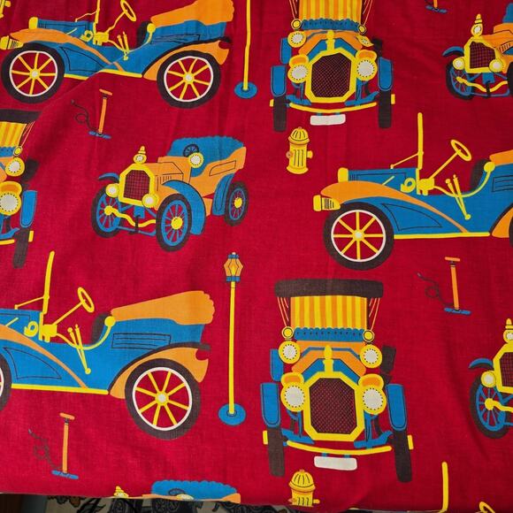 4 Vintage 70s Old Time Automobile Custom Pinch Pleat Curtain Panels Drapes 43x65 - Picture 5 of 16